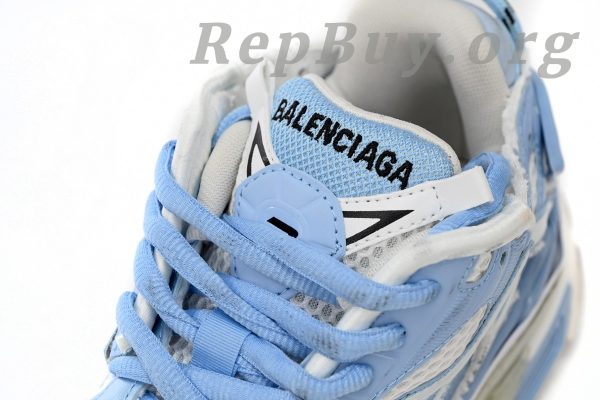 Balenciaga Runner White Light Blue 677402 W3RB2 9744 - 图片 10