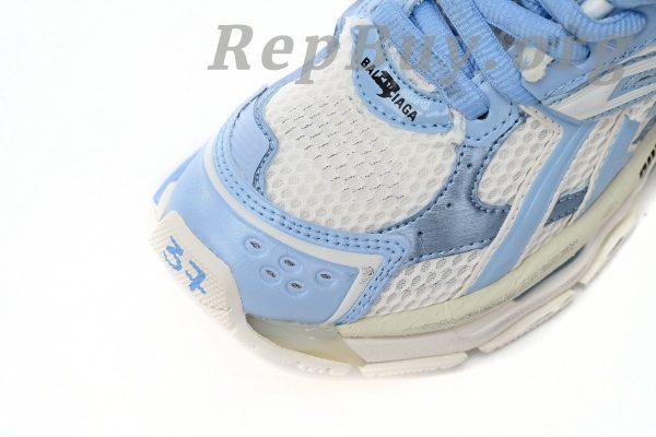 Balenciaga Runner White Light Blue 677402 W3RB2 9744 - 图片 11