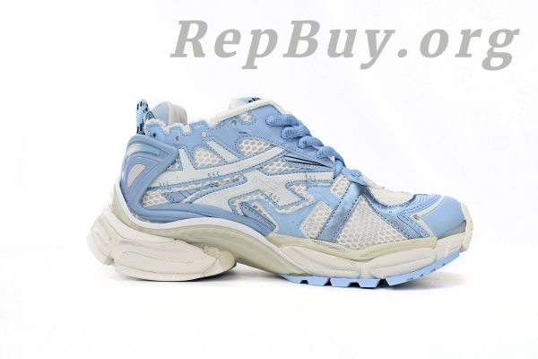 Balenciaga Runner White Light Blue 677402 W3RB2 9744 - 图片 2