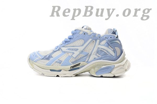 Balenciaga Runner White Light Blue 677402 W3RB2 9744