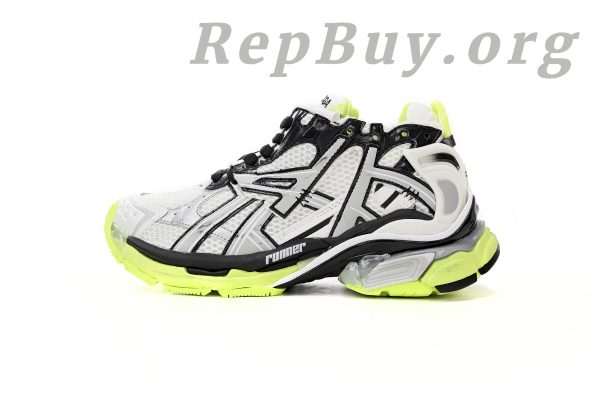 Balenciaga Runner White Neon Yellow 677402 W3RBP 1093