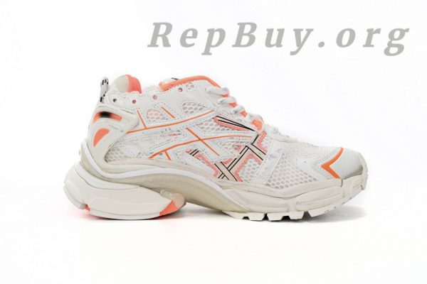 Balenciaga Runner White Orange 677402 W1RB2 2115 - 图片 3