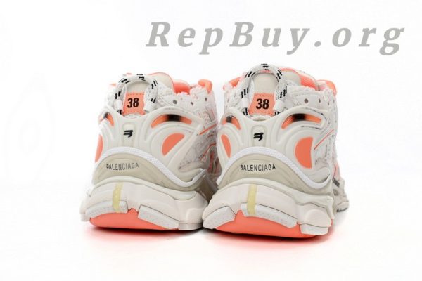 Balenciaga Runner White Orange 677402 W1RB2 2115 - 图片 4