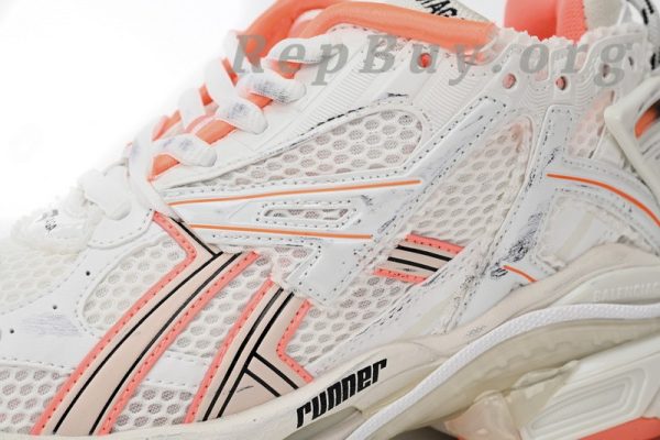 Balenciaga Runner White Orange 677402 W1RB2 2115 - 图片 8