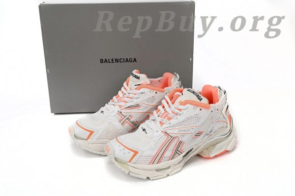 Balenciaga Runner White Orange 677402 W1RB2 2115 - 图片 15