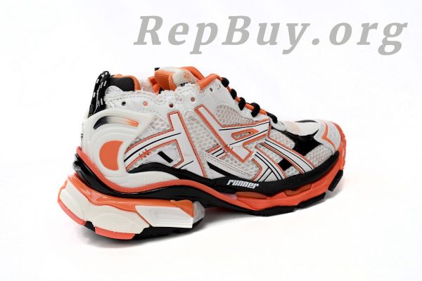 Balenciaga Runner White Orange Black 677402 W3RB7 9051 - 图片 5