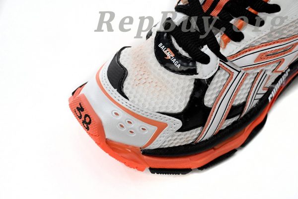 Balenciaga Runner White Orange Black 677402 W3RB7 9051 - 图片 11