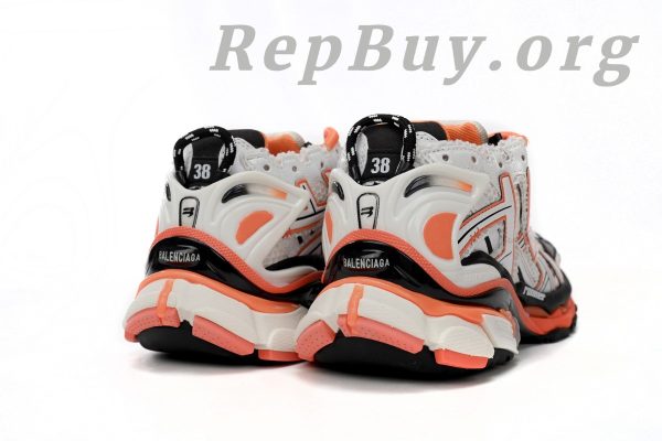 Balenciaga Runner White Orange Black 677402 W3RB7 9051 - 图片 4