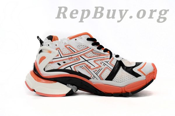 Balenciaga Runner White Orange Black 677402 W3RB7 9051 - 图片 2