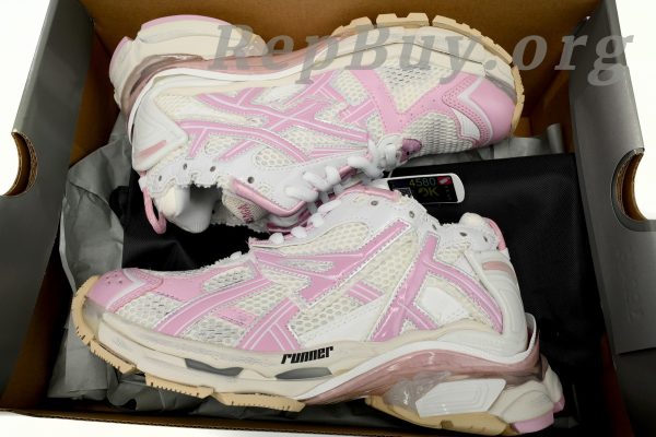Balenciaga Runner White Pink 677403W3RB39059 - 图片 12