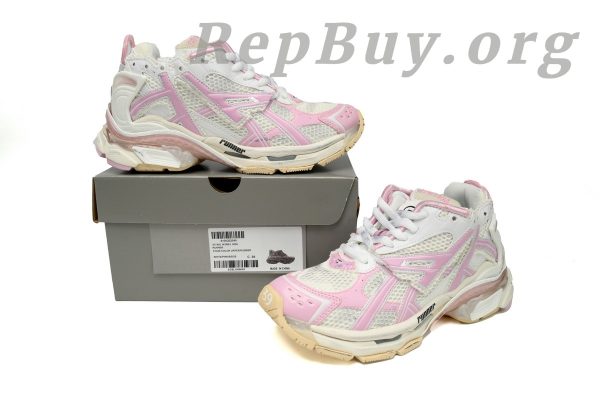 Balenciaga Runner White Pink 677403W3RB39059 - 图片 14