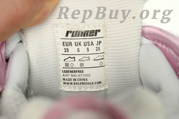 Balenciaga Runner White Pink 677403W3RB39059 - 图片 8