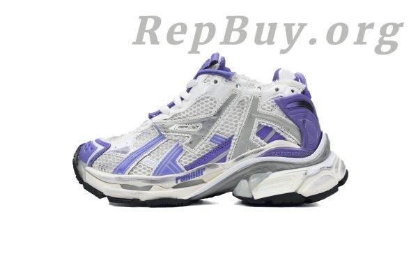 Balenciaga Runner White Purple 677402 W3RB2 5901