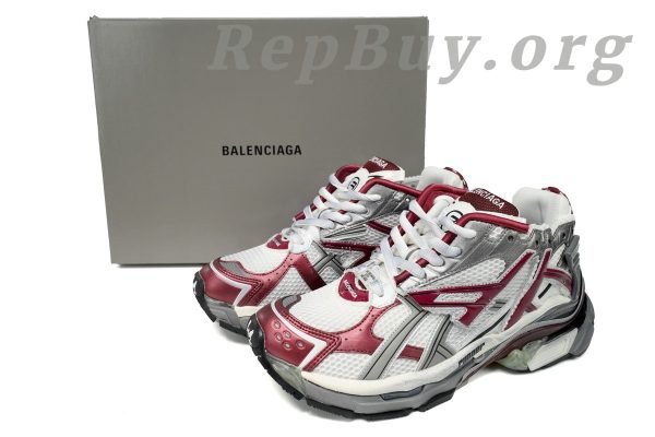 Balenciaga Runner White Wine Red - 图片 12