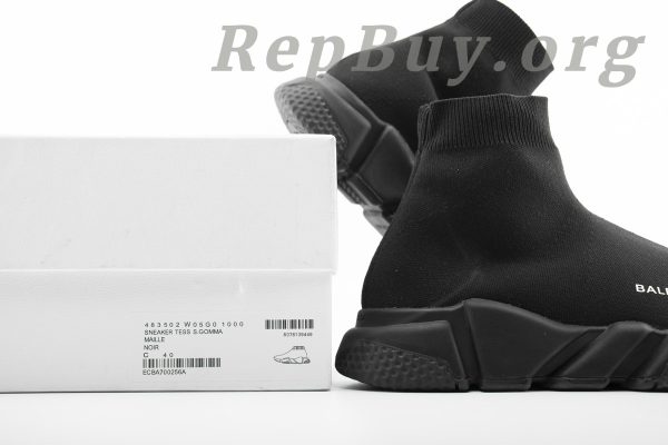 Balenciaga Speed Runner Black 645056W2DBP - 图片 14