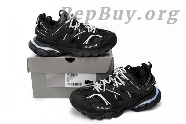 Balenciaga Track Tess Black And White (LED) 542023 W1GB1 2045 - 图片 15