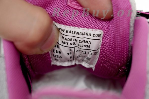 Balenciaga Track Tess Black And White Powder (LED) 542436 W3NB2 5023 - 图片 10