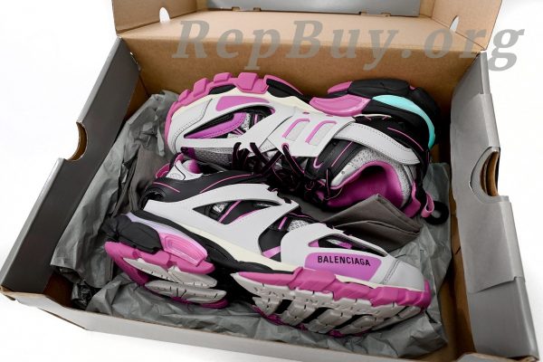 Balenciaga Track Tess Black And White Powder (LED) 542436 W3NB2 5023 - 图片 16