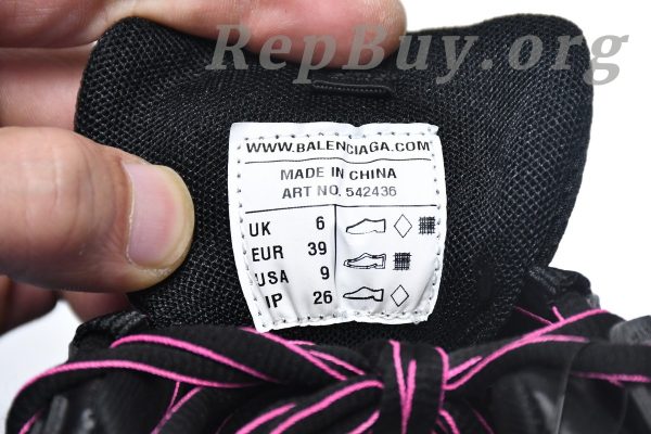 Balenciaga Tess S. Black Rose Red 542436 W2LA1 2046 - 图片 15
