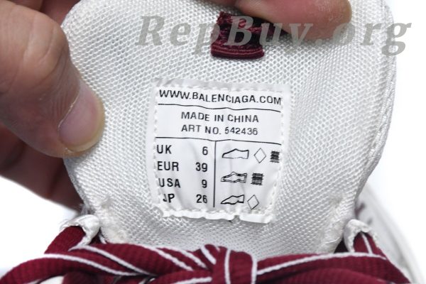 Balenciaga Tess S. White Claret Re 542436 W1JH 1915 - 图片 15