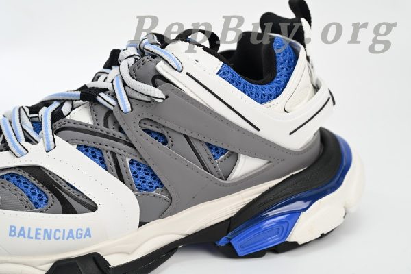 Balenciaga Tess S.Black Black Grey White Blue 542436 W3SR6 2501 - 图片 7