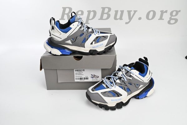Balenciaga Tess S.Black Black Grey White Blue 542436 W3SR6 2501 - 图片 13