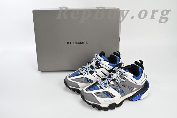 Balenciaga Tess S.Black Black Grey White Blue 542436 W3SR6 2501 - 图片 14