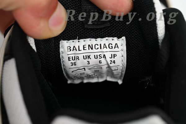 Balenciaga Track Tess S.Black Rice White Black 542436 W3SU5 979 - 图片 10