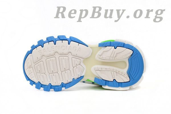 Balenciaga Tess S.Green, White, and Blue 542436 W2BC3 0285 - 图片 4