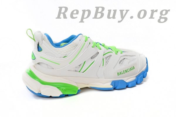 Balenciaga Tess S.Green, White, and Blue 542436 W2BC3 0285 - 图片 8