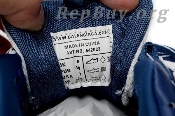Balenciaga Tess S.White Dark Blue 542023 W1GC4 905 - 图片 9