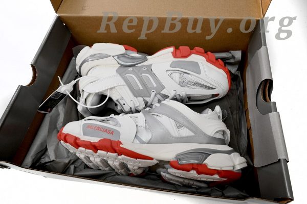 Balenciaga Tess S.White Grey Red 542436 W3DB2 7663 - 图片 15