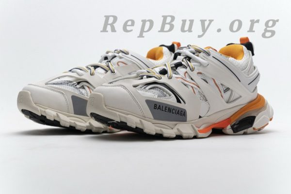 Balenciaga Track Tess S.White Orange (LED) 542436 W1GB7 9059 - 图片 4