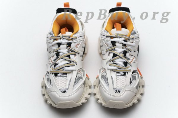Balenciaga Track Tess S.White Orange (LED) 542436 W1GB7 9059 - 图片 7