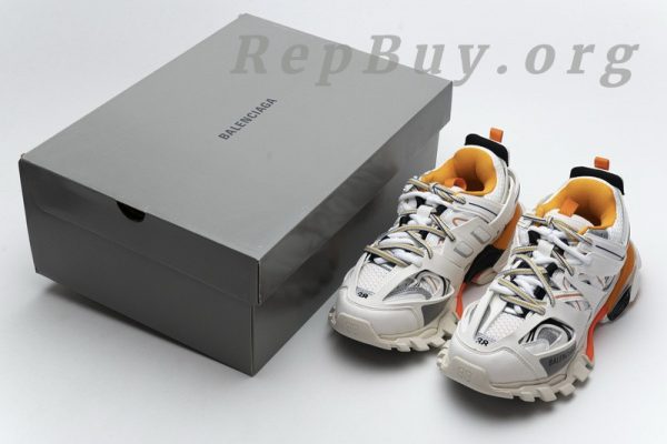 Balenciaga Track Tess S.White Orange (LED) 542436 W1GB7 9059 - 图片 28