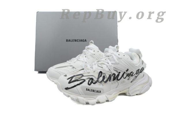 Balenciaga Track Sneaker 'Black Graffiti' 542436 WTRHW 9010 - 图片 11