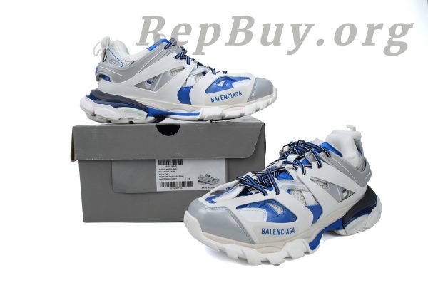 Balenciaga Track Sneaker 'White Blue' 242023 W2FS9 9051 - 图片 9