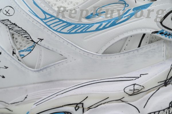 Balenciaga Track Sneaker 'White Blue' 542023 W3SRA 9014 - Image 12