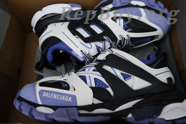 Balenciaga Track Sneaker White Black Purple 542436W1GB95162 - 图片 12