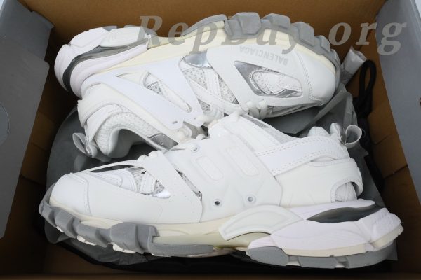 Balenciaga Track Sneaker White Grey Silver 542436 W2FSC 9081 - 图片 12