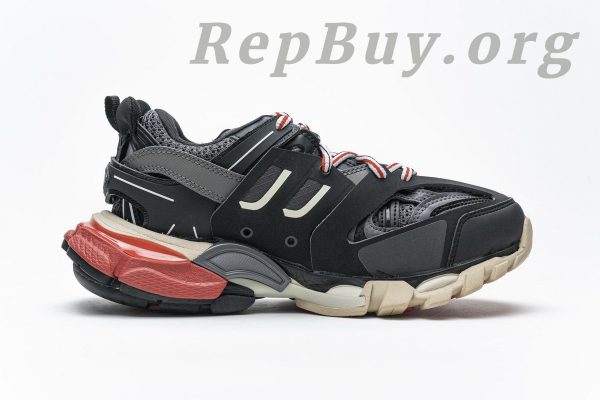 Balenciaga Track Trainer Black Grey Red 542436 W1GB1 1000 - 图片 2