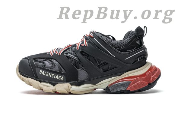 Balenciaga Track Trainer Black Grey Red 542436 W1GB1 1000