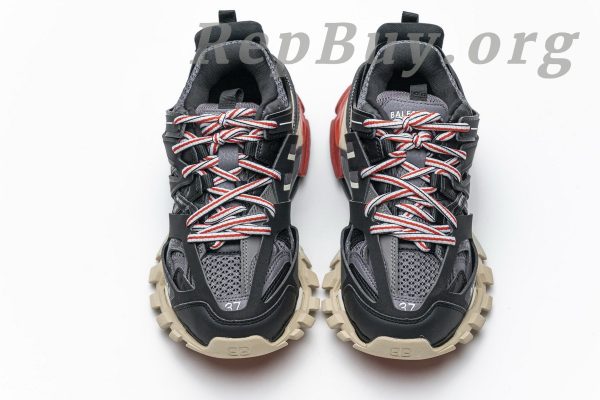 Balenciaga Track Trainer Black Grey Red 542436 W1GB1 1000 - 图片 12