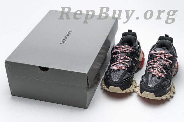 Balenciaga Track Trainer Black Grey Red 542436 W1GB1 1000 - 图片 14