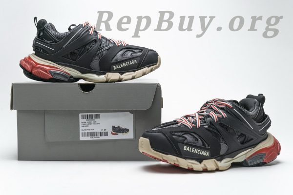 Balenciaga Track Trainer Black Grey Red 542436 W1GB1 1000 - 图片 13