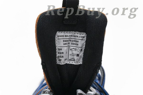 Balenciaga Track Trainer Blue Orange 542436 W1GB7 7580 - 图片 4