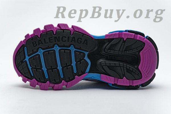 Balenciaga Track Trainer Blue Pink Silver 542436 W1GC1 4051 - 图片 4
