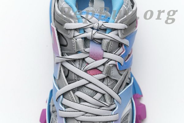 Balenciaga Track Trainer Blue Pink Silver 542436 W1GC1 4051 - 图片 5