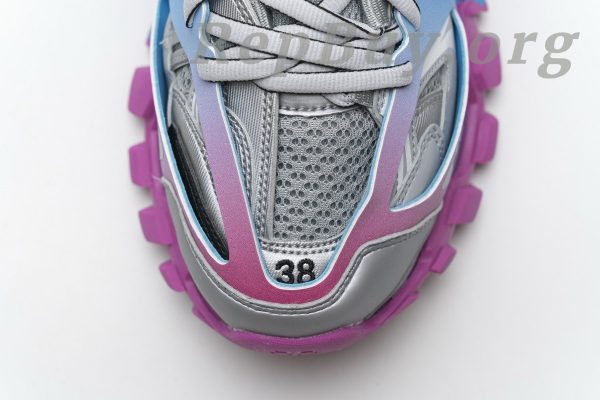 Balenciaga Track Trainer Blue Pink Silver 542436 W1GC1 4051 - 图片 6