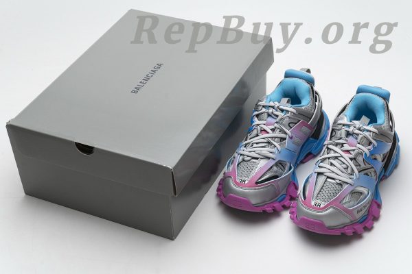 Balenciaga Track Trainer Blue Pink Silver 542436 W1GC1 4051 - 图片 14